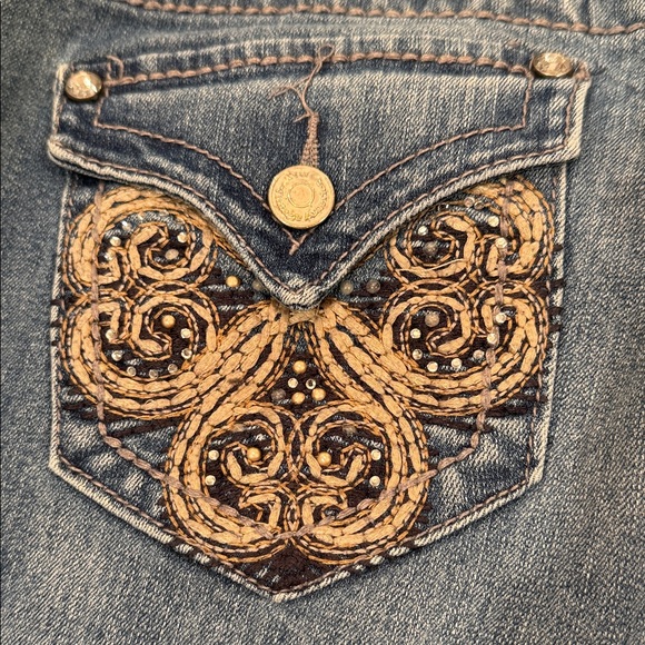 Nine West Women's Straight Blue Jeans - Picture 5 of 7